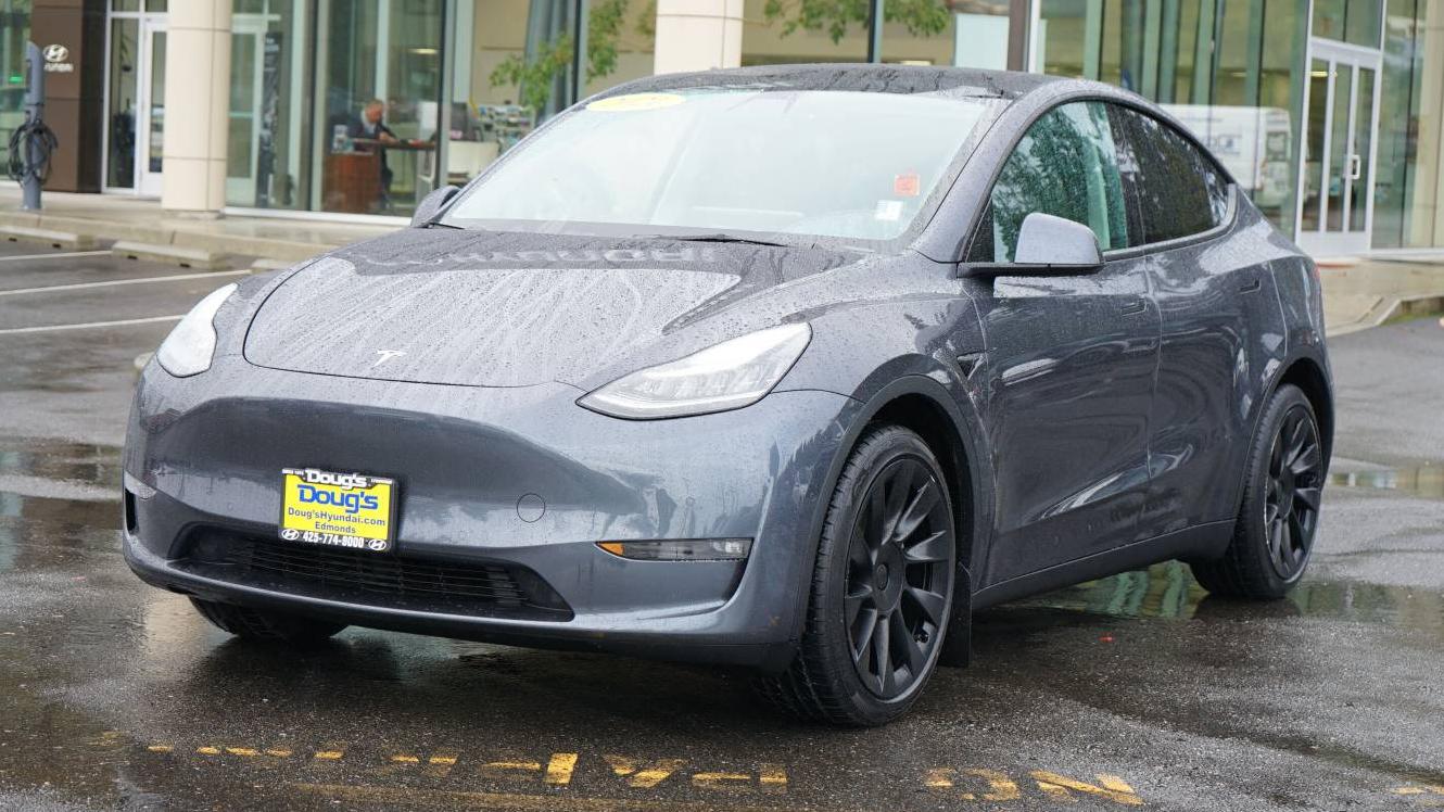 TESLA MODEL Y 2021 5YJYGDEEXMF207187 image